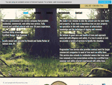 Tablet Screenshot of progressivetreeservice.com